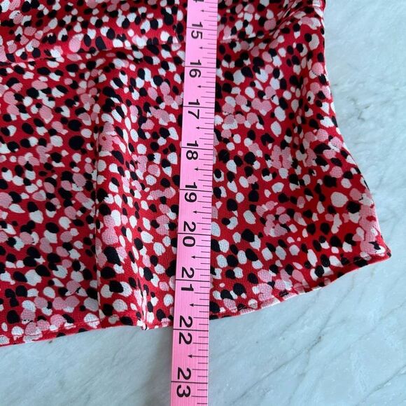 Talbot’s women’s babydoll blouse Valentine’s Day side zipper size 6 - Picture 6 of 7